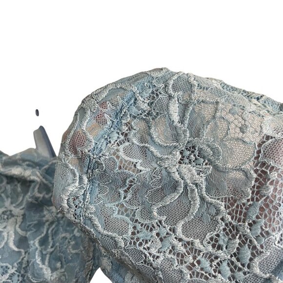 Wacoal Bra 36DD light blue lace not padded lightly lined cups - Picture 2 of 8